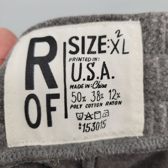 Roots of Fight Melo Syracuse University Grey Sweatpants Jogger Men Size XXL NWT - Picture 8 of 15